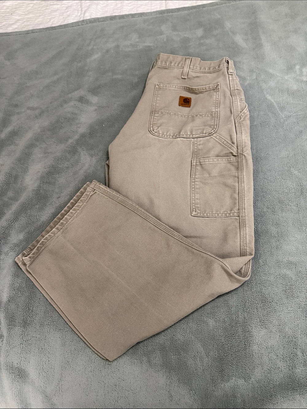 Carhartt Men's Light Tan Carpenter Cargo Pants